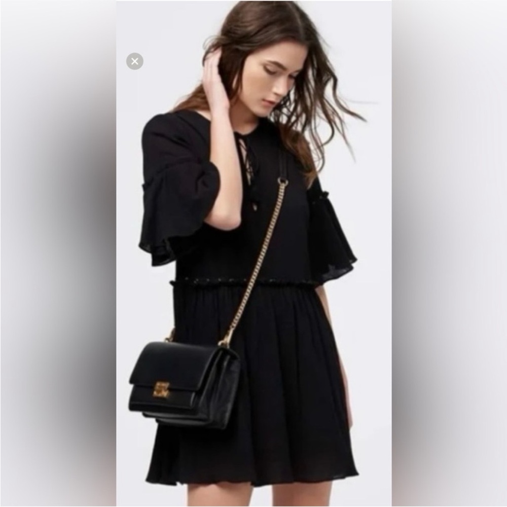 Rebecca Minkoff Helen Black Dress. EUC!